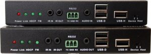100M HDBaseT V2 HDMI 2.0 Extender Kit w USB2 4K2K@60