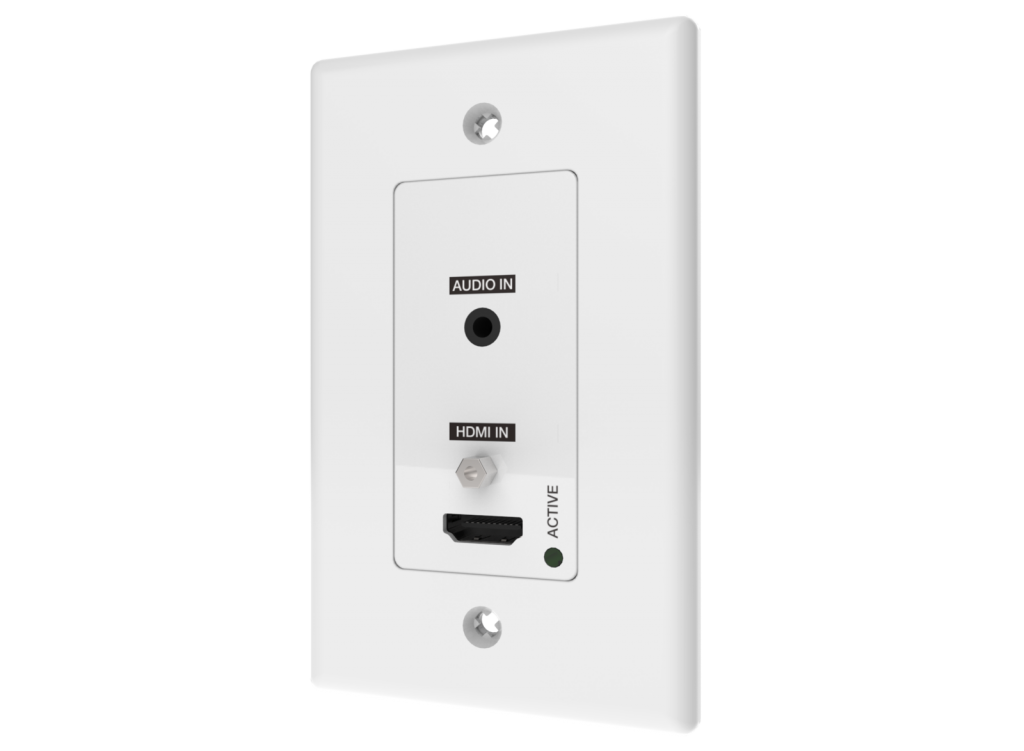 HDMI Wall Plate Extender Kit with Analog Audio Wall Plate, HDMI 1.4b