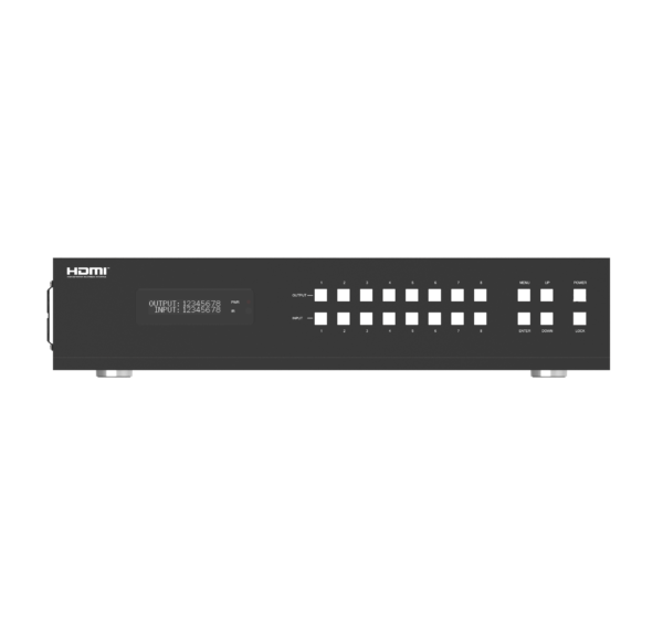 8 x 8 150m 18Gbps HDBaseT Matrix Switcher - Image 2