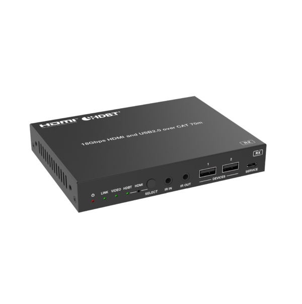 5x1 HDMI/USB-C 4K60 Seamless Presentation Switch with HDBaseT 3.0 70m Out, Dante, USB Switching - Image 4