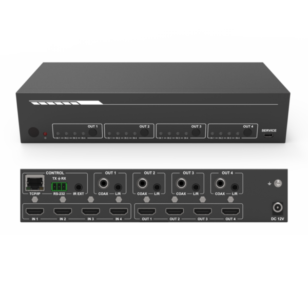 4 x 4 HDMI 2.0 18Gbps Matrix Switcher
