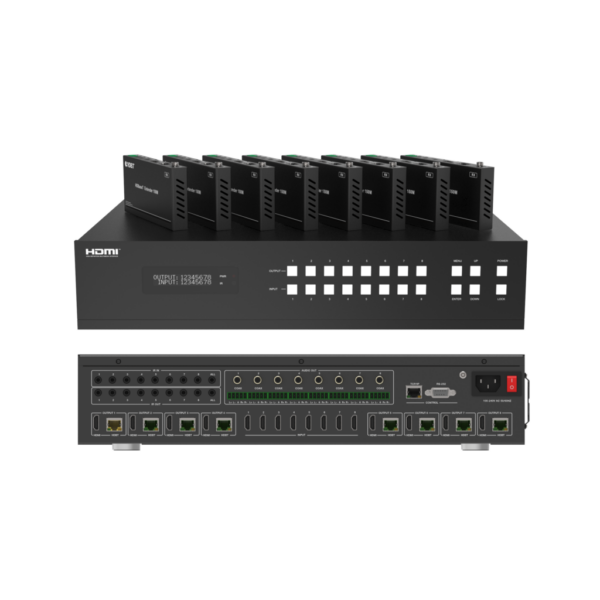 8 x 8 150m 18Gbps HDBaseT Matrix Switcher