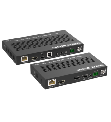 100m USBC HDMI Auto-switching HDBaseT Extender with 60w Laptop Charging